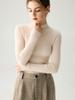 Maglione da donna a collo alto, vestibilità slim, 100% puro cashmere, per Autunno/Inverno