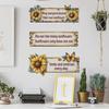 "English Slogan Sunflower Bedroom Living Room Home Background Beautification and Decoration Wall Stickers