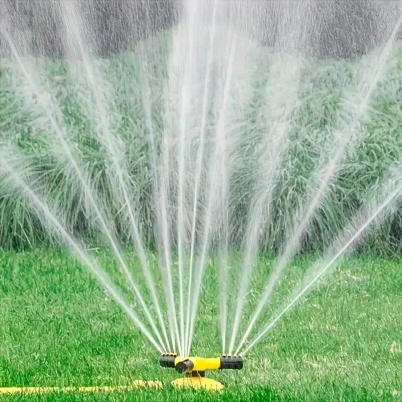 Rotating Water Spray 360 Degree Automatic Sprinkler Watering Villas Gardens Lawns Rotating Three-way Sprinkler Series Sprinkler
