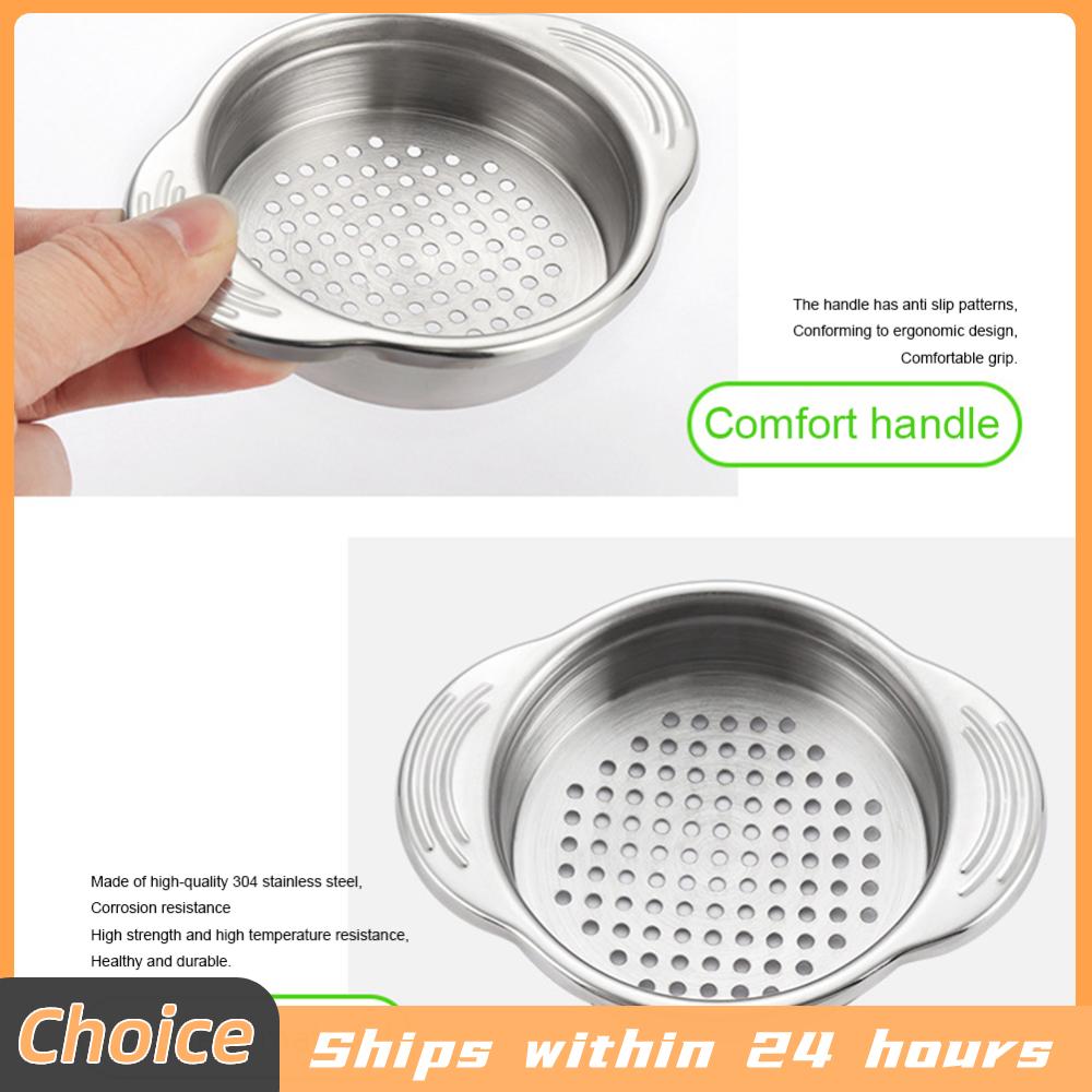 1/2pcs Universal Can Strainer Stainless Steel Can Colander Vegetable Fruit Can Strainer for Beans/Vegetables/Fruit/Tuna