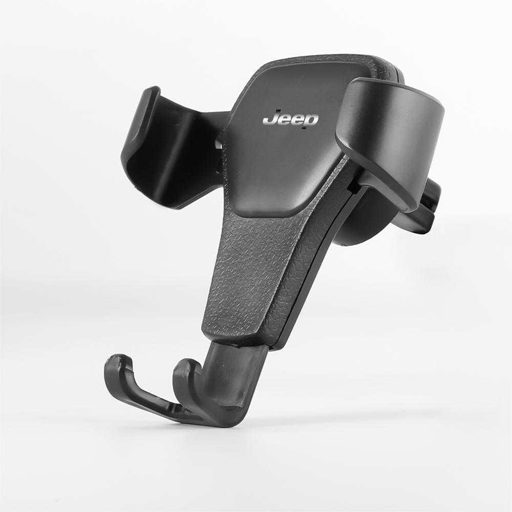 AIY5   Car Phone Holder Air Vent Clip Mount Gravity Bracket For IPhone Samsung Xiaomi For JEEP GrandCherokee Renegade Wrangler key