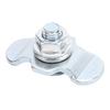 10pcs L Track Double Lug Threaded Stud Nut Fitting Zinc Plated L Track Rail Threaded Stud Fittings Tie Down for Van