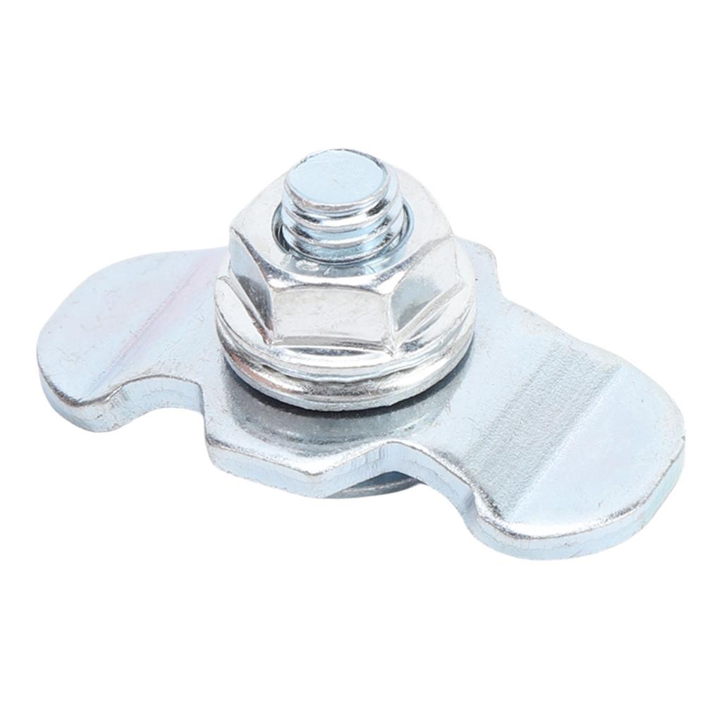 10pcs L Track Double Lug Threaded Stud Nut Fitting Zinc Plated L Track Rail Threaded Stud Fittings Tie Down for Van