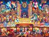 Tenyo In Stained Art Gyutto Series Jigsaw Puzzle Disney Dream Theater with Service Card (Tenyo) [Made Japan] 500-Piece (25x36cm) DSG-500-451