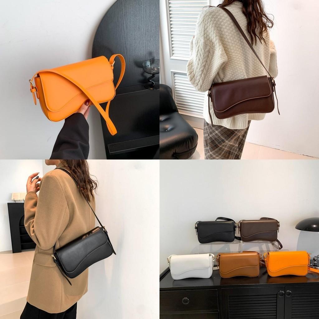 Stylish Urban Minimalist Small Square Pu Shoulder Bag With Magnetic Flap 2023