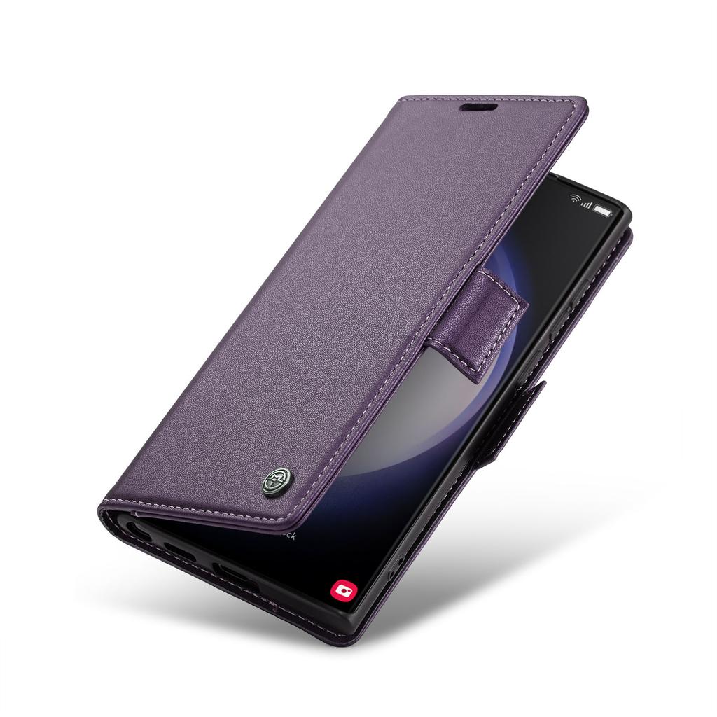 CaseMe for Samsung Galaxy S23 Ultra S22 Plus S21 S20 FE S10 Note 20 10 Leather Flip Wallet Case Magnetic Card Holder Phone Cover