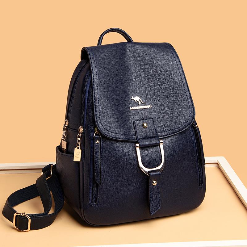 Women's Korean Style Casual Backpack - Simple, Fashionable, Versatile, Large Capacity for Travel and Commuting