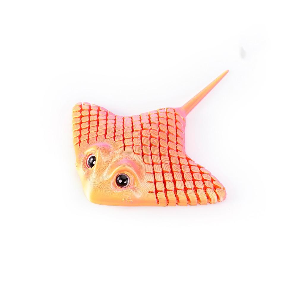 10 Colors Aquatic Animal Desktop Ornaments Plastic Bionic Manta Ray Stingray Toy  Children's Toy