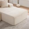 Modular Compression Sofa made of Chenille Fabric, filled with 30D High-Elastic Foam, Non-Slip Bottom, Ideal for Living Room and Other Rooms. BEIGE