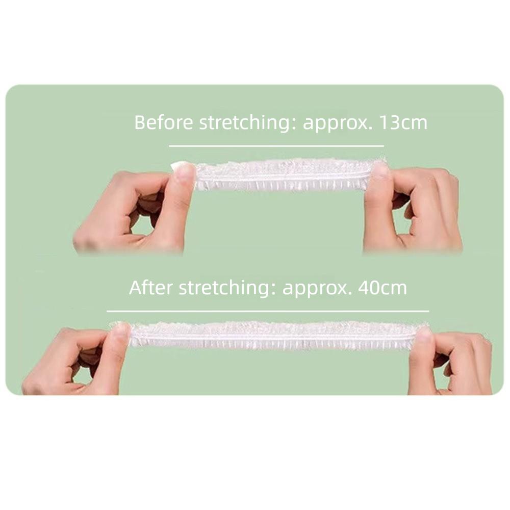 100pcs/Box Creative Cute Cartoon Disposable Food Cover Portable Elastic Bowls Caps Multifunctional Food Lids Kitchen Supplies
