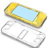 Clear PC Case Shockproof Protective Cover Transparent Protector with Convenient Build In Stand for Switch Lite