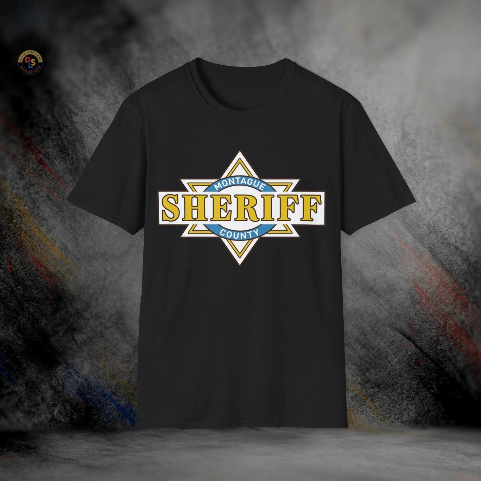 Buford T Justice Montague County Sheriff T-Shirt | Softstyle Tee XXL
