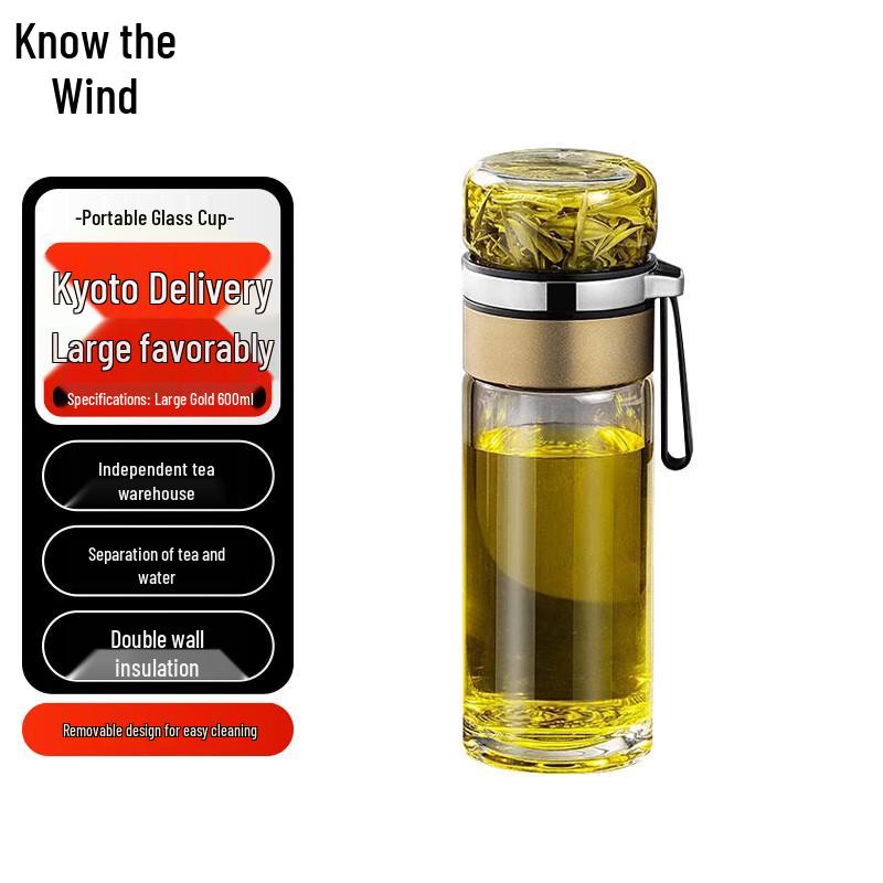 Zhi Feng Tea Infuser Glass Bottle
