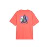 Nike T Shirts Men's Orange Crew Neck Moderate Straight Fit FJ2320-850