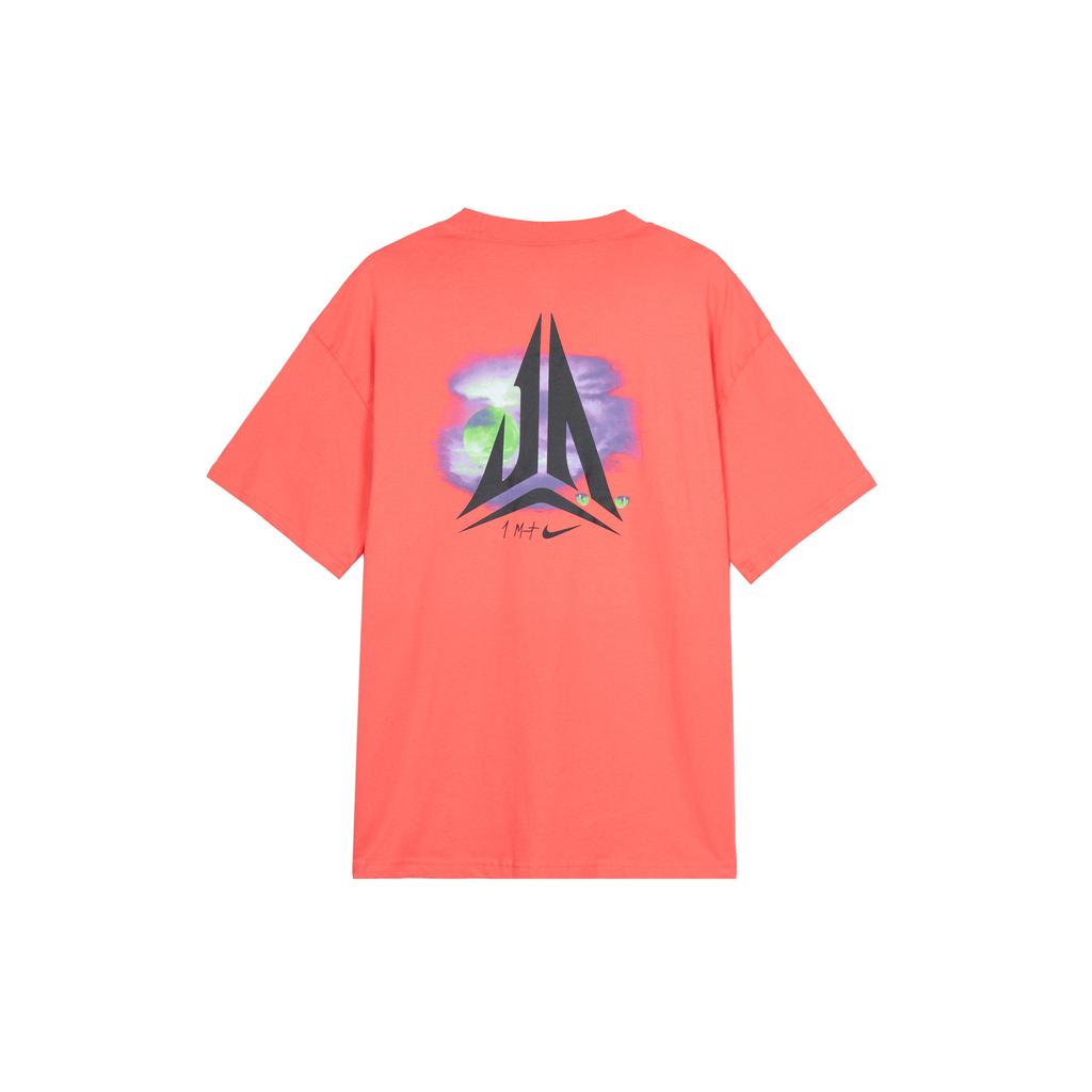 Nike T Shirts Men's Orange Crew Neck Moderate Straight Fit FJ2320-850