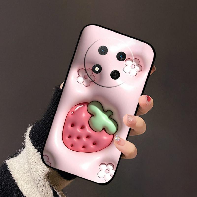 Für Honor X9c 5G X60 Pro 5G Mode Farbe Schild Luxus Silikon Hülle Funda Für Honor X9C 5G X60 Pro 5G Schwarze Rückseite