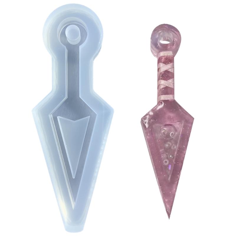 

Shiny Glossy Geometry Arrows Ornament Silicone Epoxy Resin Mold DIY Keychain Pendant Jewelry for Bag Decorations Craft S