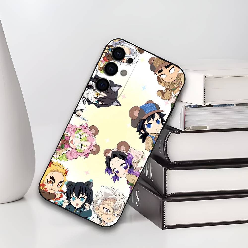 D-DemonS Anime S-SlayerS Phone Case For Samsung S25,S24,S21,S22,S23,S30,Ultra,S20,Plus,Soft Silicone Black Cover
