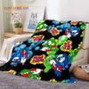 Cartoon Bubble Bobble Puzzle Bobble Retro-Spiel Weiche Flanelldecke für Betten Schlafzimmer Sofa Picknick, Überwurfdecke Outdoor Freizeit
