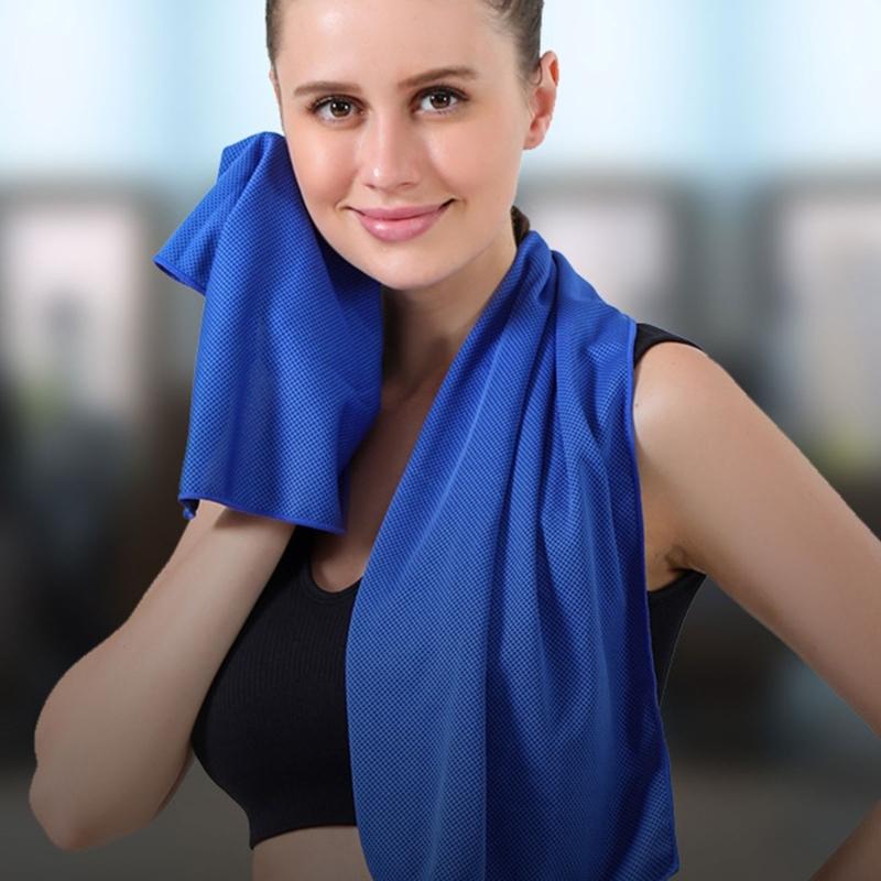 Sweat Towel for Workout and Outdoor Routines, 30x100cm Sports Cooling Towel for Running, Travel and Summer Use