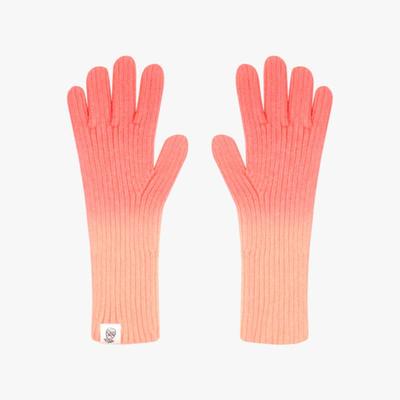 PINK PINEAPPLE GRADATION GLOVES_PINK