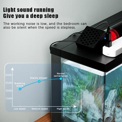 1Set For Xiaomi Mijia Intelligent Fish Tank Cooling Fan Glass Fogging Defogger Blower