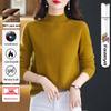 Hengyuanxiang 2025 Women's Pure Wool Sweater: Stylish Winter Knitwear, Warm Base Layer for Moms, Perfect for Middle-Aged Women