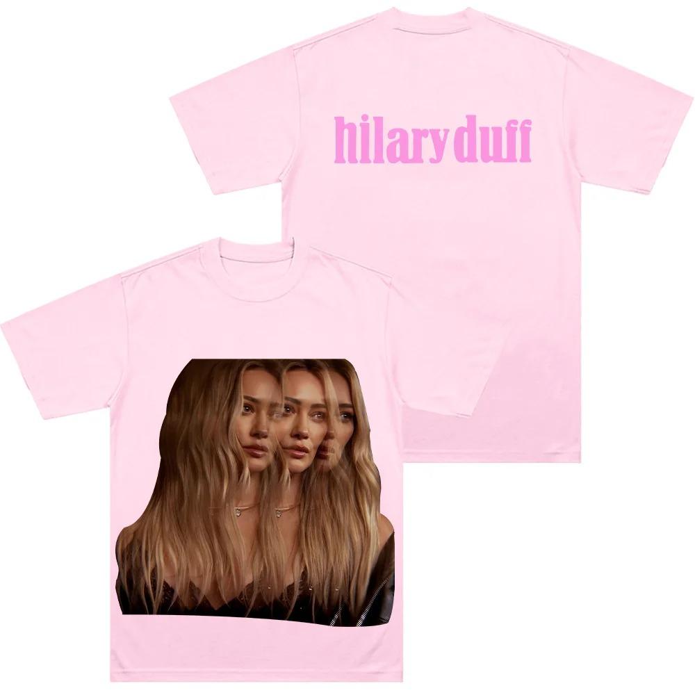 Hilary Duff 2026 tour maglietta grafica unisex Nuova Unisex Donna estate Alta Qualità moda 100% Cotone Manica corta T-shirt Regalo per Fan