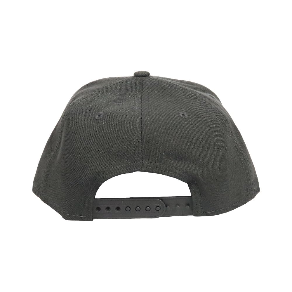 New Era 9FIFTY ORIGINAL FIT Snapback Solid Popular Baseball Cap, Color, NE402, Hat, Brand, Cap, Unisex, Gray, Charcoal, Men's, Women's, [Used]