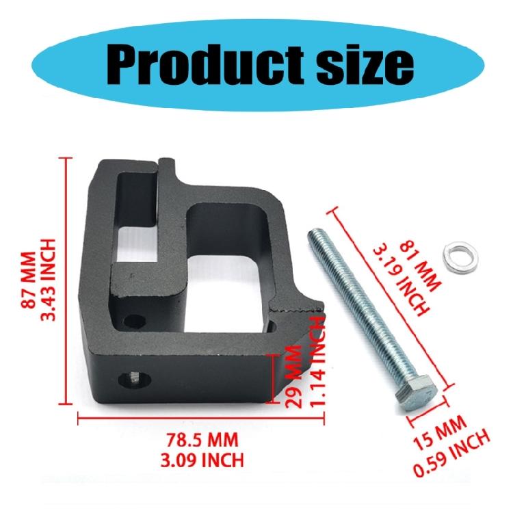 Easy To Install Truck Bed Caps Clamps Stable Truck Caps Mounts Secure Grip Truck Top Clamps for Outdoor Enthusiasts
