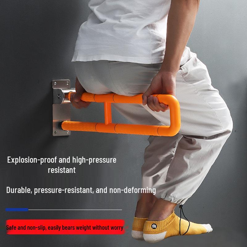 Leuchtender ABS Anti-Rutsch Handlauf für Toilette - Badezimmer Haltegriff für ältere und behinderte Menschen