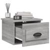 Wall Mounted Nightstand Gray Sonoma 41.5 x 36 x 28 cm