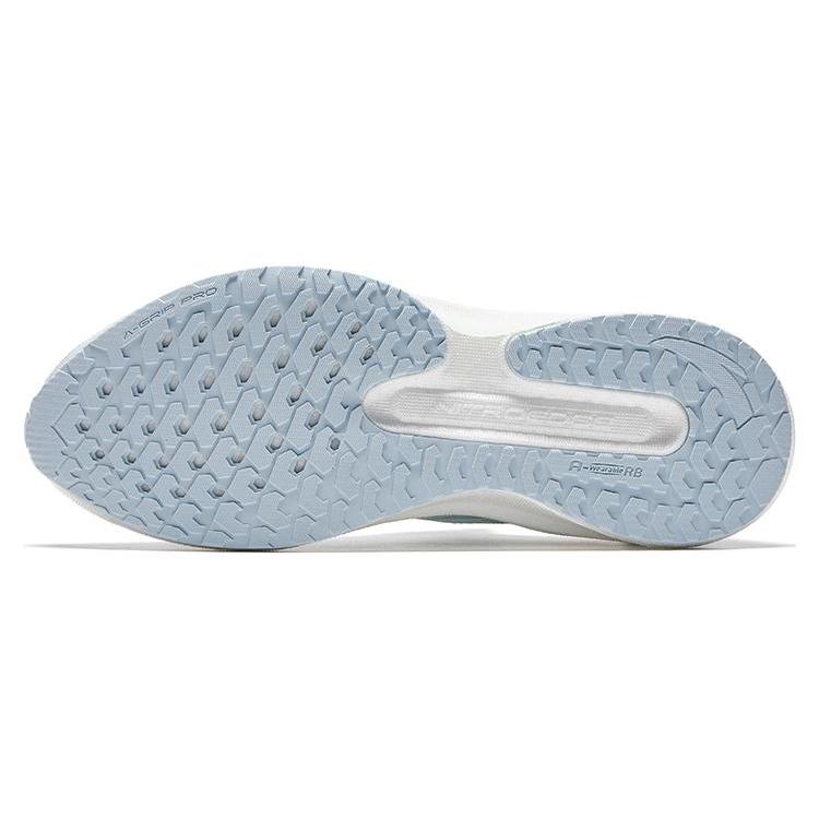 Anta Champion Running Shoes Lite Cushioning Slip Resistant Abrasion Resistant Low Top Running Shoes Women's Blue White 122335581S-9