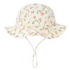 Baby Cotton Basin Hat Baby Cute Printed Fisherman Solid Color Sun Hat Ins Simple Hat 3-12M