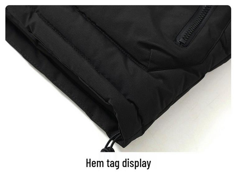 Men's Autumn/Winter Cotton Vest with Detachable Hood – Warm, Fashionable, and Thickened Casual Outerwear