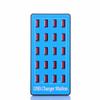 CE Certified 20-Port 100W Multi-USB Desktop Charger (ROHS, FCC, EU/US/UK/AU Specs)