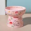 Dispenser Cibo Ciotola Ceramica Gatto Carina Multiuso Cane Ciotola Alimentazione Antiscivolo Creativa Ciotola Acqua Pet Gattino Cucciolo