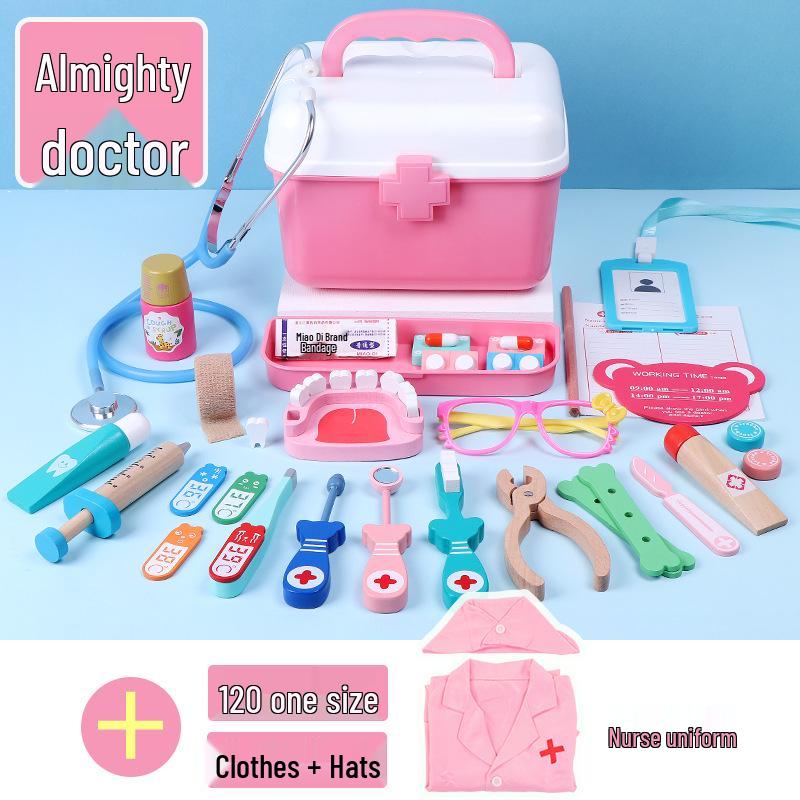 Educational Dollhouse and Hospital Playset for Toddlers and Kindergarten