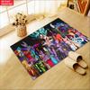 Anime Super Saiyan & Villains Group Doormat, 2D Print Floor Mat, Entrance Rug for Bathroom Living Room Kitchen Home Decor Gift