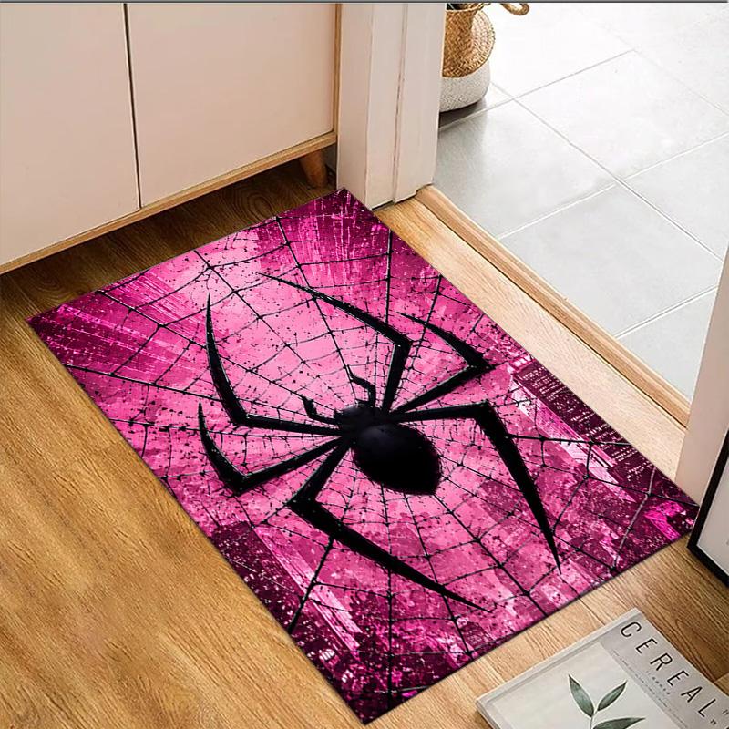 1PC Spider Carpet Floor Mat, Anti-slip Mat Chair Rug For livingroom,Bedroom, Doormat Home Decor Gift Christmas Gifts