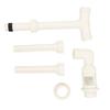 Pool Fountain Spray PVC Adjustable Dual Head Pond Accessories with Internal Screw Thread G1 1/2 To