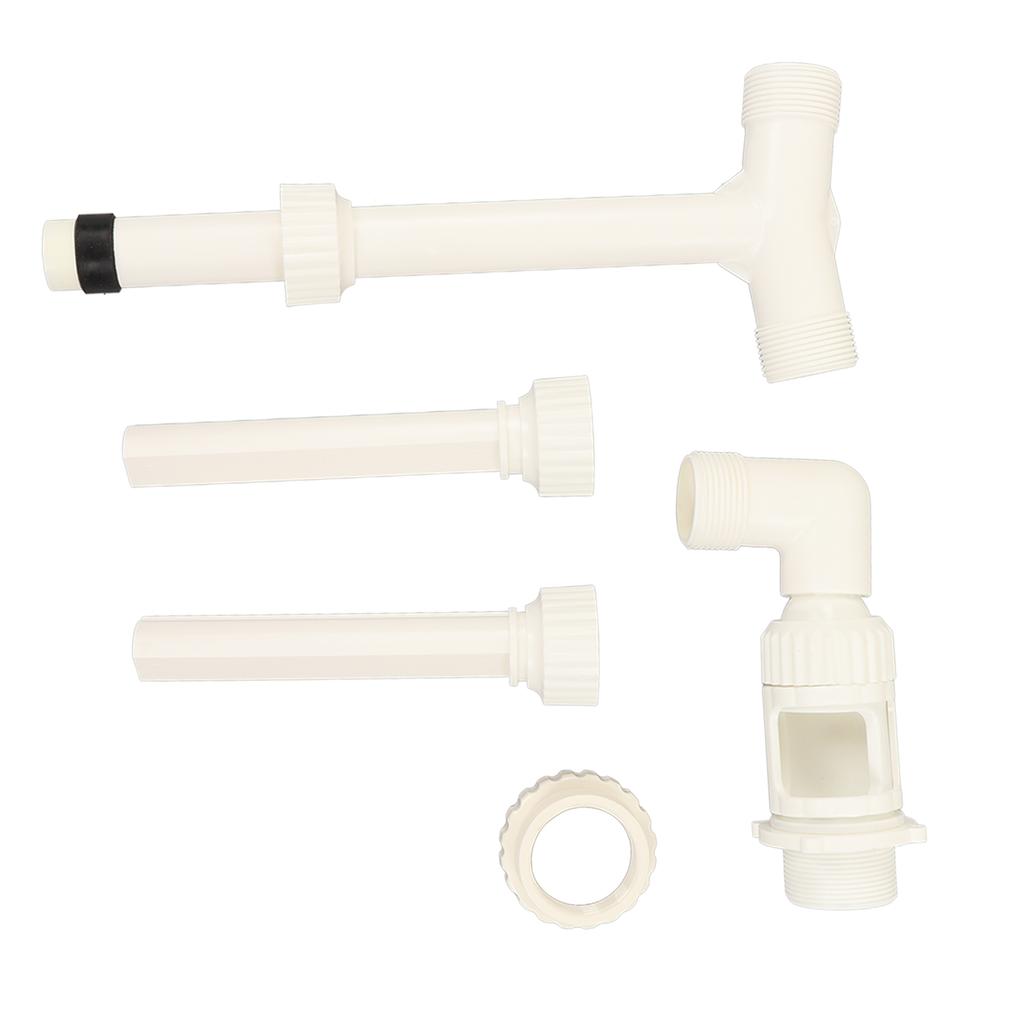 Pool Fountain Spray PVC Adjustable Dual Head Pond Accessories with Internal Screw Thread G1 1/2 To