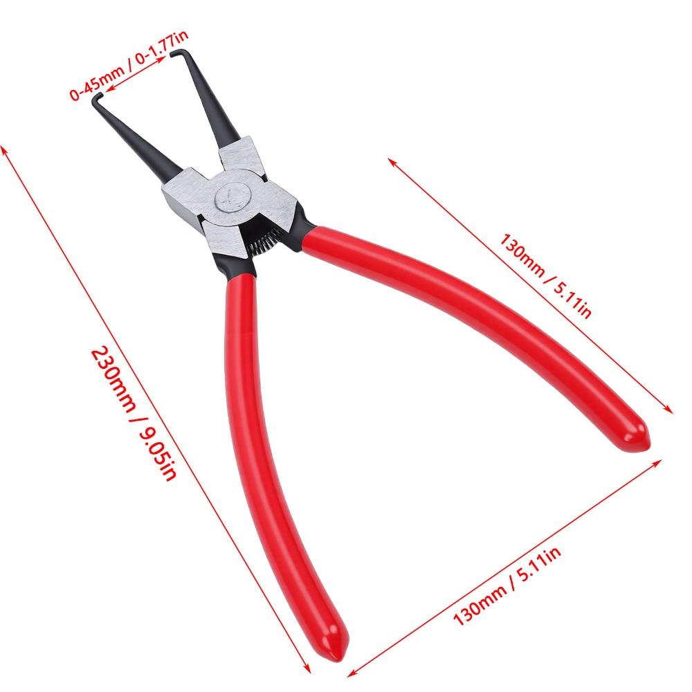 9 Inch Fuel Line Pliers Built-In Return Spring Universal Quick Release Pliers Anti-Slip Handle Fuel Hose Pliers