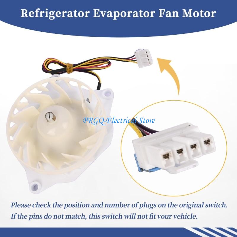 N0PF Evaporator Cooling Fan Motor for EAU64824806 Refrigerator Units Fridge Condenser Fan Freezer Replacement Part