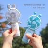 USB Rechargeable Portable Mini Fan with Light - Strong Wind, Desktop & Outdoor Use