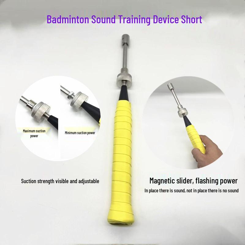 Badminton Trainer: Enhance Swing Skills & Strength with Sound-Activated, Flashing Feedback