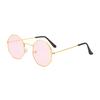 Fashion New Polygon Creative Transparent Ocean Lens Sunglasses Octagonal Trendsetter Sunglasses Metal Frame Glasses