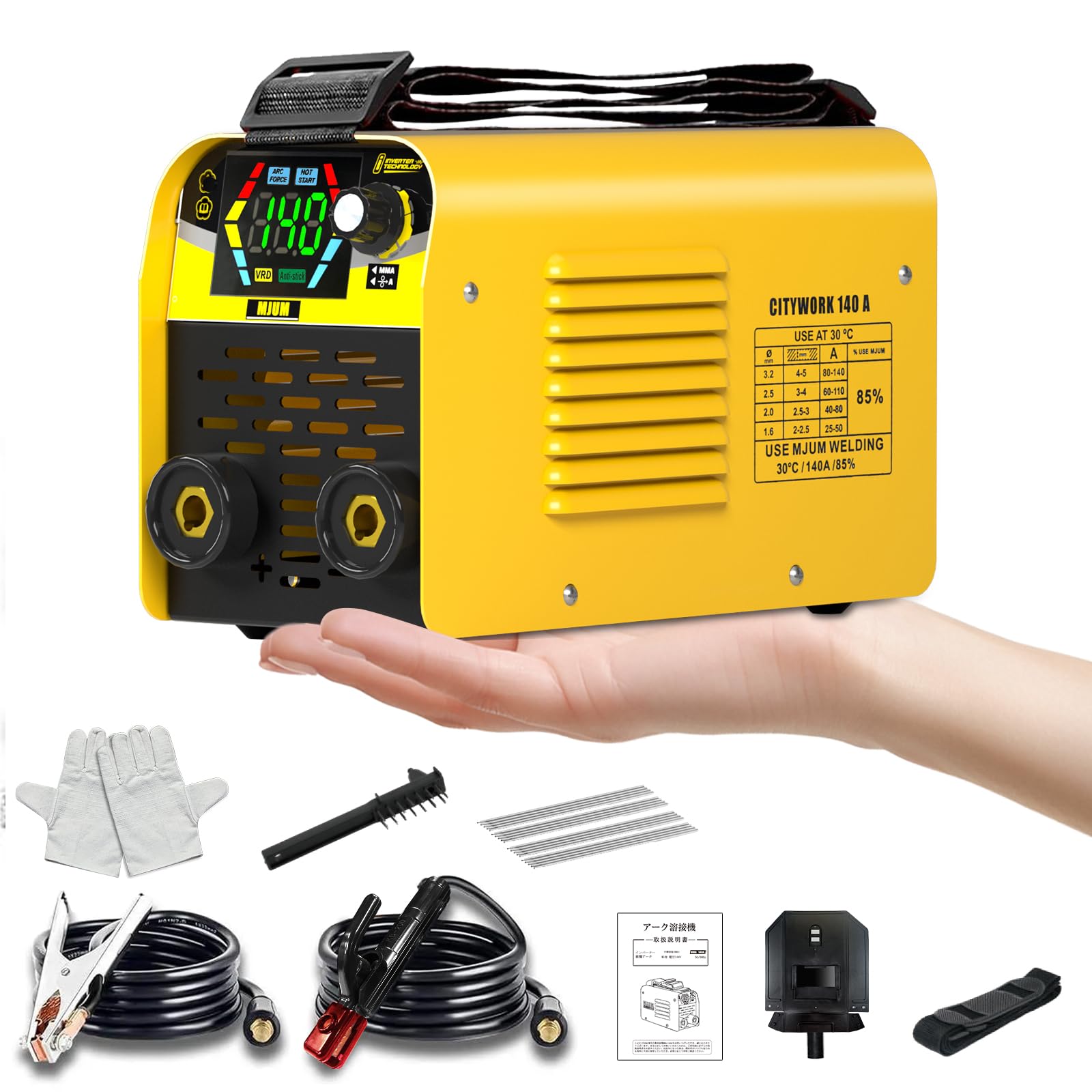 

Сварочный аппарат MJUM для дуговой сварки от Welding Expert 100 В Максимальная выходная мощность ЖК-мини Совместим с и TIG IGBT инвертор Поддерживает пластины толщиной до 8 мм Автоматический