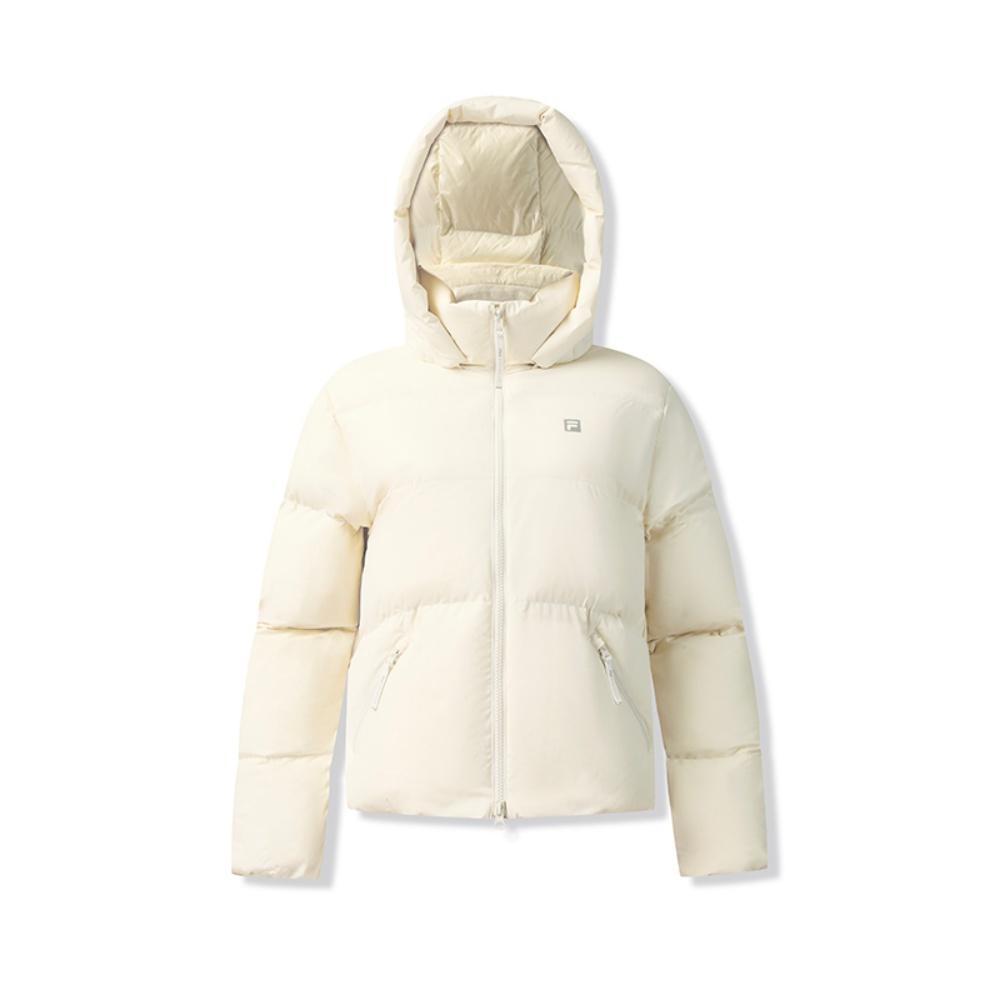 

Fila Фитнес Минимализм Личность Модный Тренд Спорт Повседневный Удобный Универсальный Теплый Пуховик из Гусиного Пуха Женская верхняя одежда Белый A11W541905FIV M