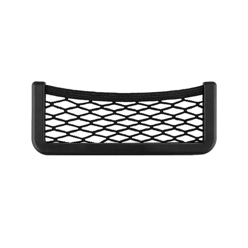 

1/2pcs Car Organizer Storage Paste Net Pocket High-quality Wallet Keys Phone Hanging Storaged Mesh Bag Auto Interior Accessorie